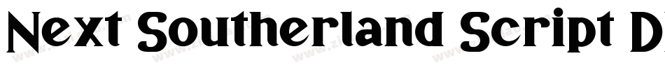 Next Southerland Script DEMO字体转换